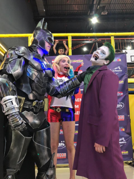 Аниматор Бэтмен, Харли Квин и Джокер на детский праздник в Пятигорске, Ессентуках, Минеральных Водах