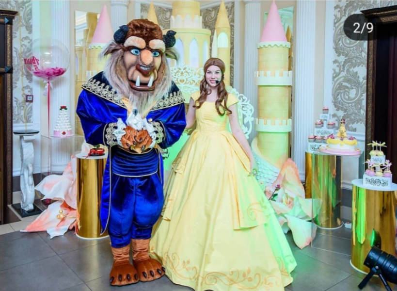 Аниматор Красавица и Чудовище на детский праздник в Пятигорске, Ессентуках, Минеральных Водах