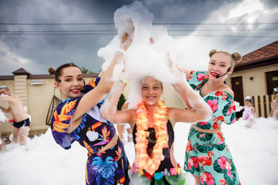 Аниматор Пенная вечеринка на детский праздник в Пятигорске, Ессентуках, Минеральных Водах