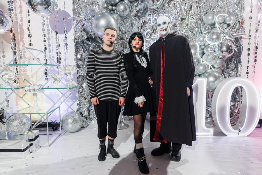 Аниматор Семейка Аддамс (Уэнсдей) на детский праздник в Пятигорске, Ессентуках, Минеральных Водах