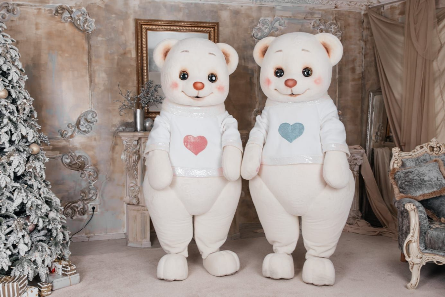 Аниматор Белый Медведь на детский праздник в Пятигорске, Ессентуках, Минеральных Водах